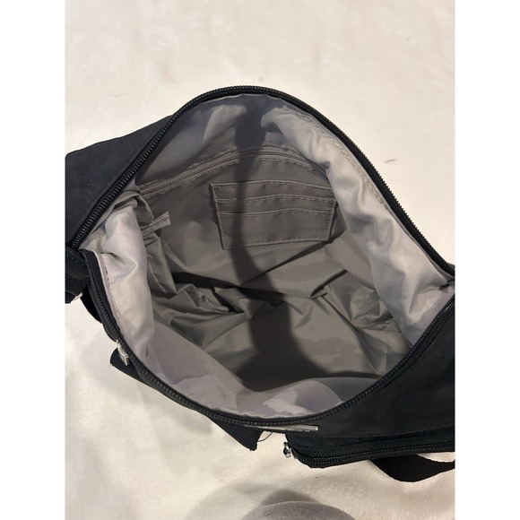 Baggallini Black Cheetah Print Lightweight Crossbody Bag for Women - Picture 6 of 10